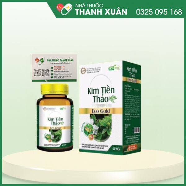 Kim Tiền Thảo Eco Gold - Hỗ trợ lợi tiểu, giảm nguy cơ sỏi tiết niệu, sỏi mật